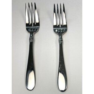 2x Next Day Gourmet Balustrade 7" DINNER FORKS *Same as Oneida Avondale* EUC